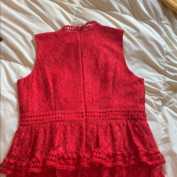 Red cocktail dress - Picture 3 of 5